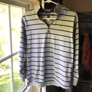 Tommy Hilfiger 1/4 Zip Navy and Grey
